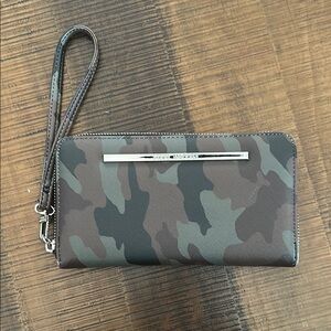 Steve Madden Camouflage Wristlet Wallet